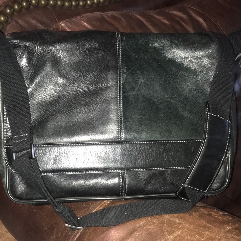 Pelle Studio Leather Briefcase/Book/Messenger Bag